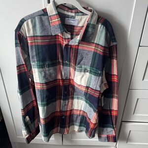 Old Navy Men's Casual Plaid Shirt - Red, Green, Blue